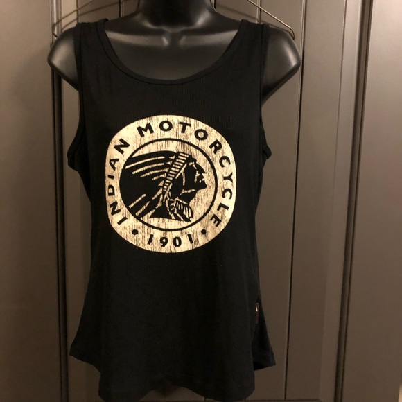 Indian Motorcycle Tops - Indian Motorcycle Ribbed Stretchy Motorcycle Tank